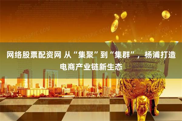 网络股票配资网 从“集聚”到“集群”，杨浦打造电商产业链新生态
