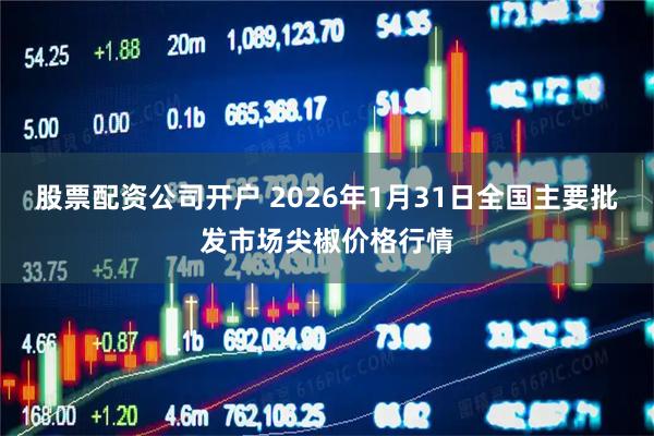 股票配资公司开户 2026年1月31日全国主要批发市场尖椒价格行情