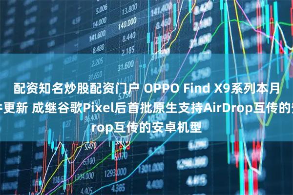 配资知名炒股配资门户 OPPO Find X9系列本月将获软件更新 成继谷歌Pixel后首批原生支持AirDrop互传的安卓机型