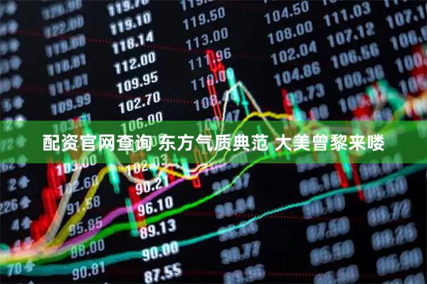 配资官网查询 东方气质典范 大美曾黎来喽
