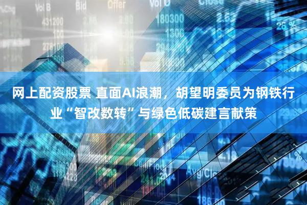 网上配资股票 直面AI浪潮，胡望明委员为钢铁行业“智改数转”与绿色低碳建言献策